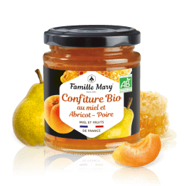 Confiture BIO miel abricot poire - 230g